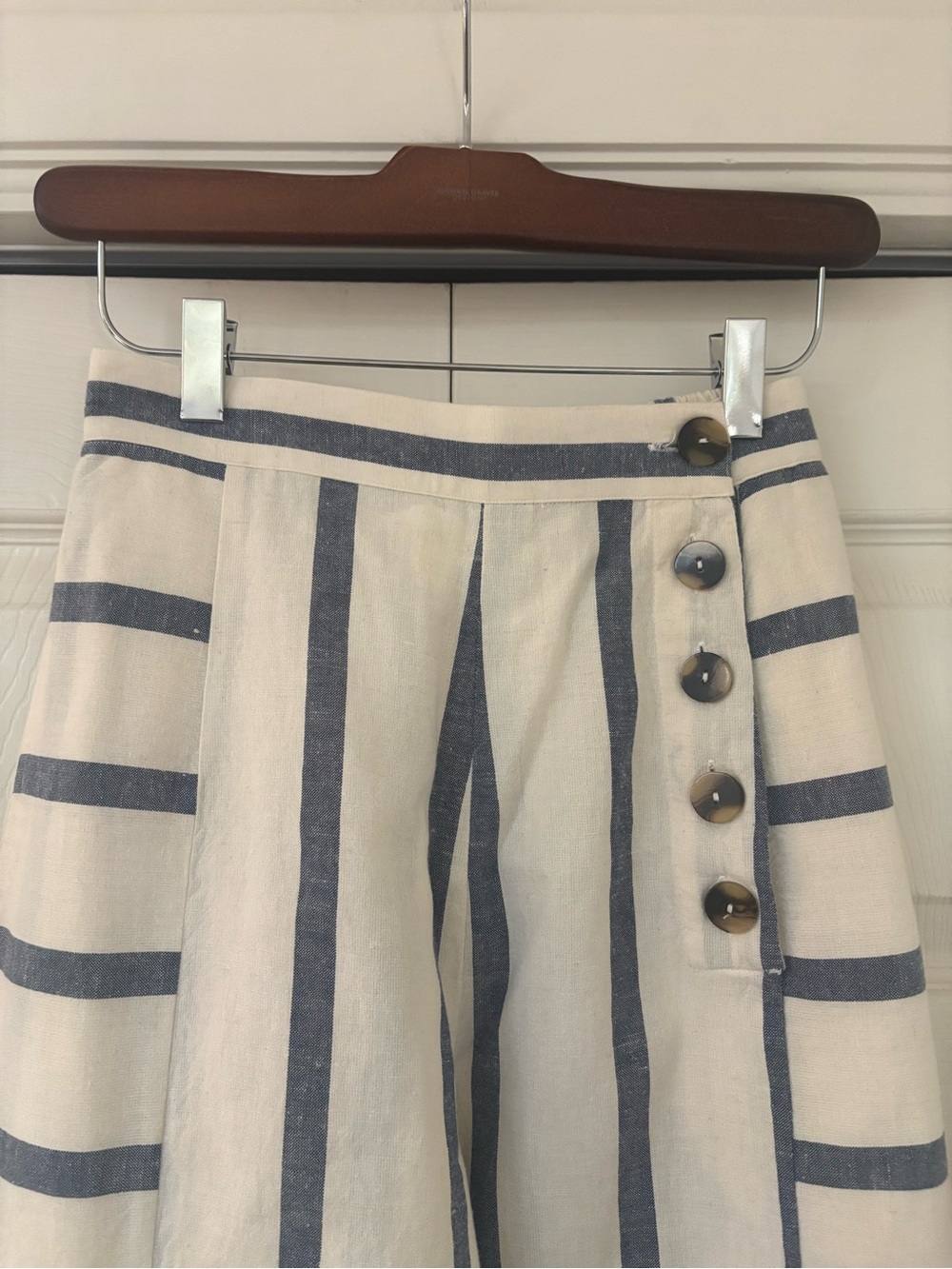 MAEVE ANTHROPOLOGIE Striped Sailor Culotte Pants with Pockets - Picture 8 of 15